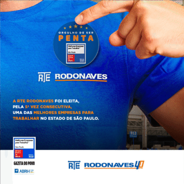 RTE Rodonaves se destaca pela 5ª vez no Ranking Great Place to Work