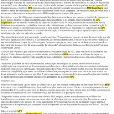 Construindo Letras: Projeto de alfabetização beneficia colaboradores de canteiros de obras – Jornal do Radialista
