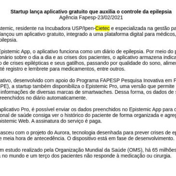 Startup lança aplicativo gratuito que auxilia o controle da epilepsia – Rede Clipex