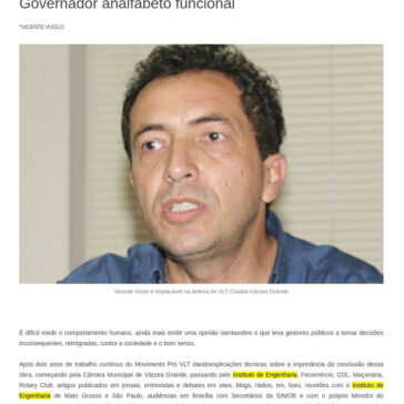 Governador analfabeto funcional – Cuiabano News