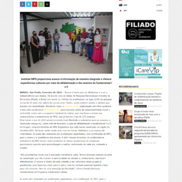 Construindo Letras: Projeto de alfabetização beneficia colaboradores de canteiros de obras – Meditara