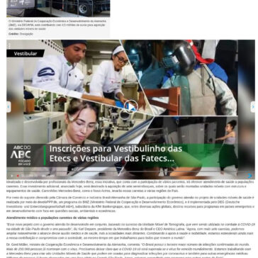 Mercedes-Benz e governo alemão investem 5,5 milhões de euros em projeto de saúde – ABC do ABC