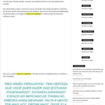 Mulheres ganham espaço em ciência e tecnologia, mas salários ainda são abismo entre gêneros – Na Cuia da Cris