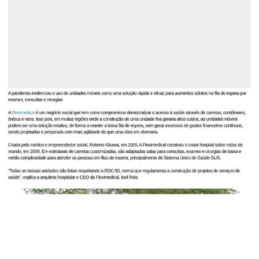 Carretas da Saúde da Fleximedical são soluções para acesso à saúde – BDC Notícias