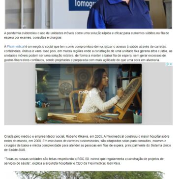 Carretas da Saúde da Fleximedical são soluções para acesso à saúde – Gazeta da Semana