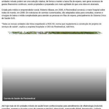 Carretas da Saúde da Fleximedical são soluções para acesso à saúde – JBN Bahia Notícias