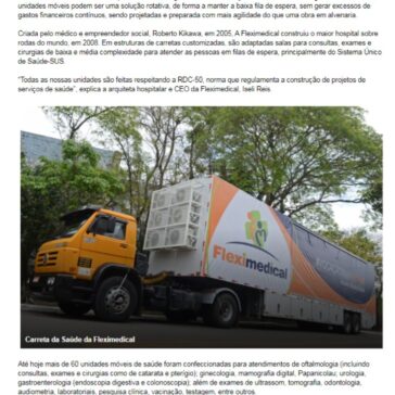 Carretas da Saúde da Fleximedical são soluções para acesso à saúde – Portal JNN
