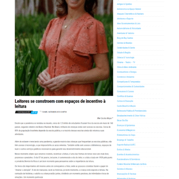 Leitores se constroem com espaços de incentivo à leitura – Jornal Dia Dia