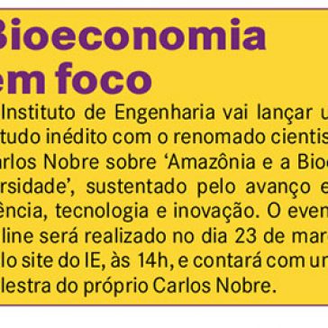 Bioeconomia em foco – A Crítica