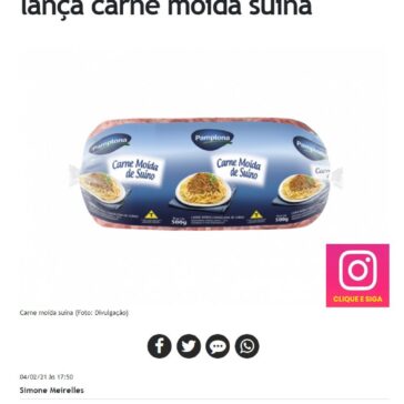 Pamplona inova no portfólio e lança carne moída suína – Bem Paraná