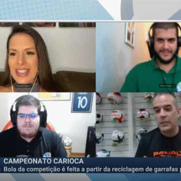 Campeonato Carioca- Bola da competição é feita a partir da reciclagem de garrafas pet- SBT Esporte Rio