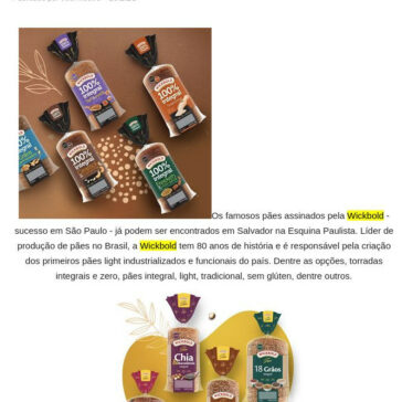 Wickbold na Esquina Paulista –  Juci Ribeiro