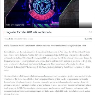 Jogo das Estrelas 2021 está confirmado –  Templo dos Esportes