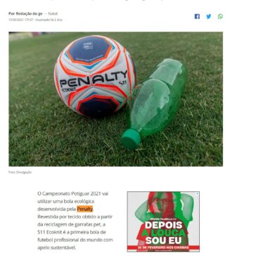 Conheça a bola ecológica que será usada no Campeonato Potiguar 2021 –  Globo.com