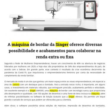 Máquina de Bordar EM9305: uma ótima opção para empreender – Varejo Brasil