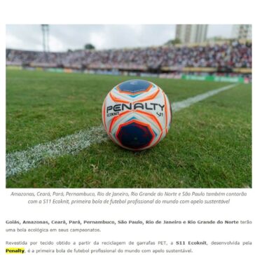 Campeonato Goiano terá bola ecológica da Penalty –  Diário de Goiás