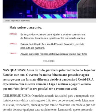 NAS QUADRAS – Tudo sobre basquete –  Jornal do Brasil (On-line)