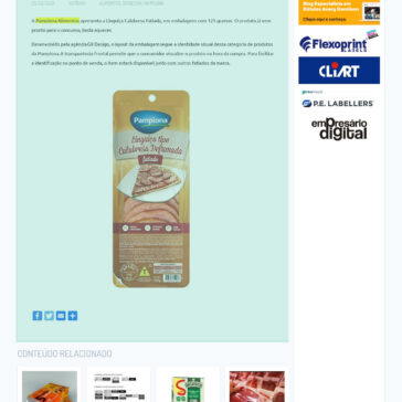 Pamplona lança linguiça fatiada –  EmbalagemMarca