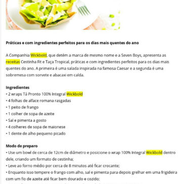 Salada leve e sobremesa refrescante –  Jornal Nova Metropolí