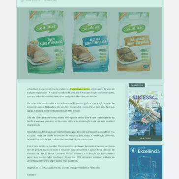 Pamplona Alimentos: empresa aposta em nova tendência para uma alimentação mais saudável – Sucesso SA