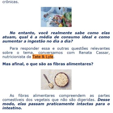 Dicas de como aumentar consumo de fibras. – O Tudão de Maricá
