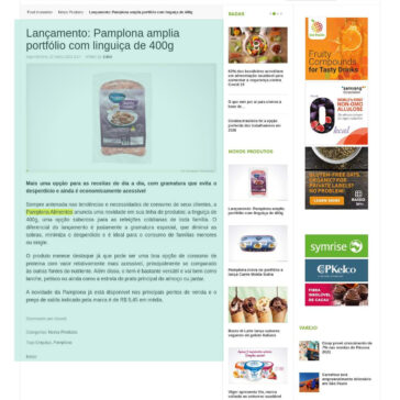 Lançamento: Pamplona amplia portfólio com linguiça de 400g – Food Innovation