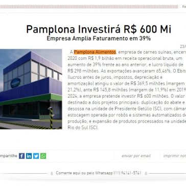 Investimento de R$ 600 Mi – Giro News