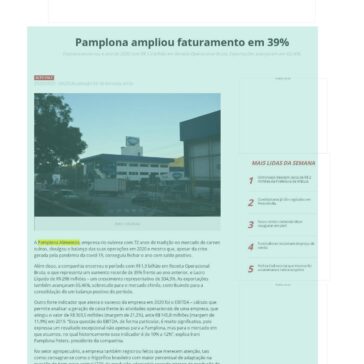 Pamplona ampliou faturamento em 39% – Diário do Alto Vale