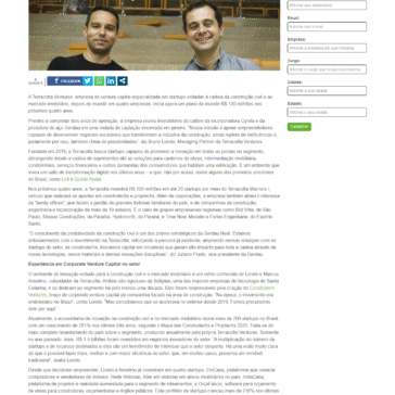 Terracotta Ventures pretende investir R$ 100 milhões em construtechs e proptechs – Startupi