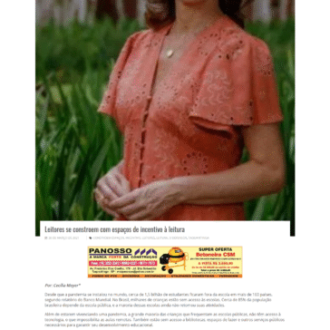 Leitores se constroem com espaços de incentivo à leitura – O Defensor