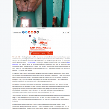 Projeto reforma casa e realiza acessibilidade para jovem com deficiência – Jornal da Construção Civil