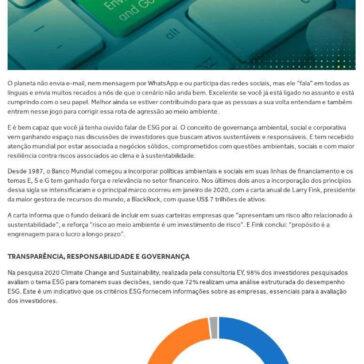 ESG tem se tornado essencial para empresas, investidores e consumidores – Rio Oportunidade de Negócios