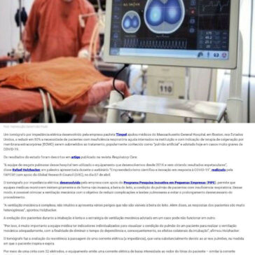 Tecnologia brasileira reduz em 80% o uso de `pulmão artificial` em pacientes – Coluna Supinando