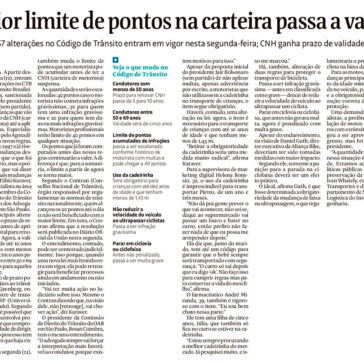 Maior limites de pontos na carteira passa a valer – Folha de S.Paulo