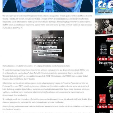 Tecnologia brasileira reduz em 80% o uso de `pulmão artificial` em pacientes com insuficiência respiratória aguda – Os cabeças da notícia