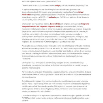 Tecnologia brasileira reduz em 80% uso de `pulmão artificial` em pacientes com insuficiência respiratória aguda – Revista Cenarium Jornalismo Técnico e Investigativo