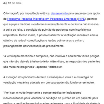 Tecnologia reduz uso da ECMO em casos de insuficiência respiratória aguda – Viva Bem (OUL)
