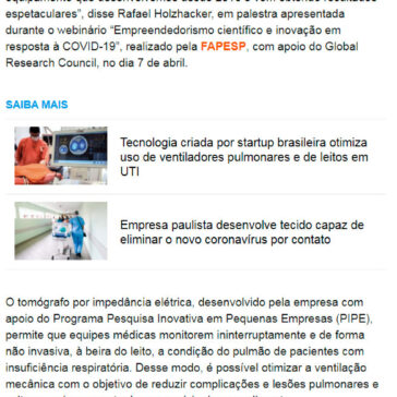 Tecnologia de startup brasileira reduz em 80% o uso de `pulmão artificial` – Pequenas Empresas Grandes Negócios