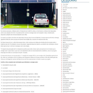 Empresários de MS pedem votação do PL de geração distribuidora de energia solar – Veja Folha