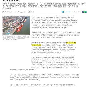 Avanço do agro faz terminal em Santos receber 16% mais cargas via ferrovia – Diário do Litoral (On-line)