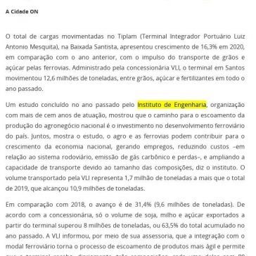 Terminal em Santos recebe 16% mais cargas via ferrovia com avanço do agro – Investe São Paulo