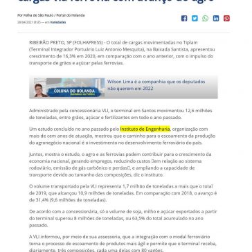 Terminal em Santos recebe 16% mais cargas via ferrovia com avanço do agro – Portal do Holanda