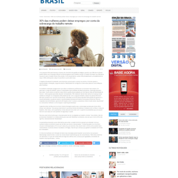 30% das mulheres podem deixar empregos por conta da sobrecarga do trabalho remoto – Edição do Brasil