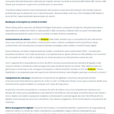 Live discute inovações no contas a receber e perspectivas para crédito em 2021 – IBEF SP