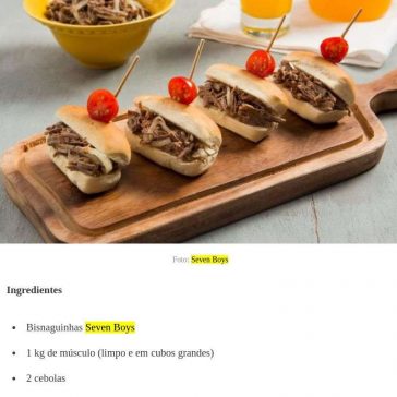 Receita de Sanduíche de outono – Comida e Receitas