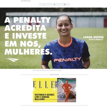 Em homenagem, Penalty brinca com “lugar de mulher” – Máquina do Esporte