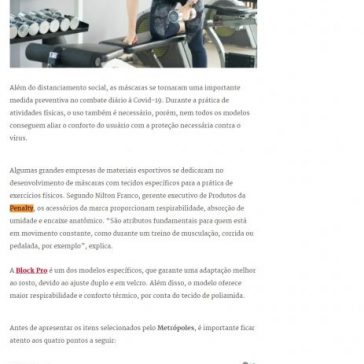 Lista com 6 máscaras para a prática de exercícios com conforto – Folha Max