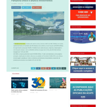 Pamplona cresce e anuncia investimentos – Acats