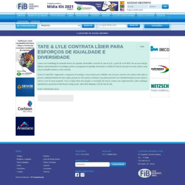 Tate & Lyle contrata líder para esforços de igualdade e diversidade – Revista Fib