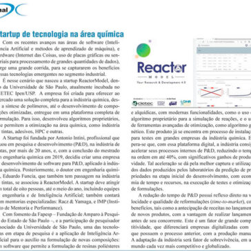 Startup de tecnologia na área química – Petro e Química
